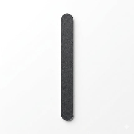 Professional Black Straight Nail File – Heavy Duty Shaper