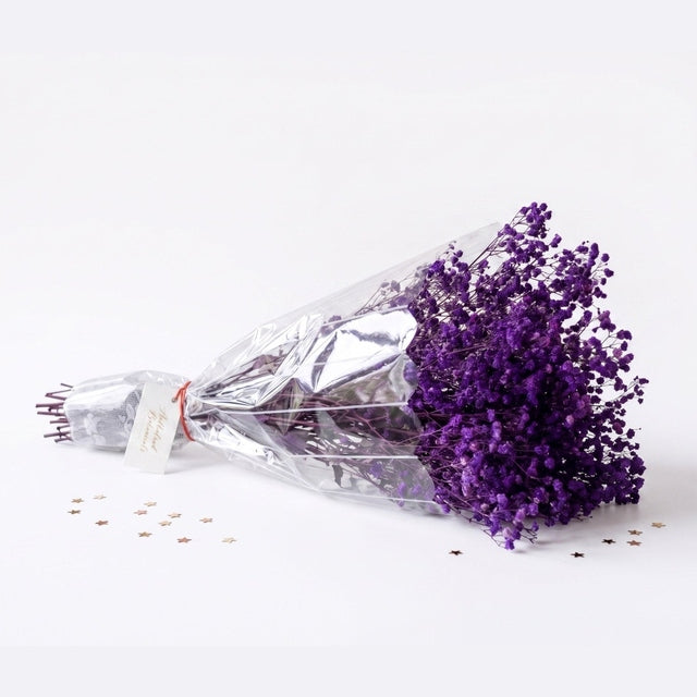 Preserved Baby's Breath Purple