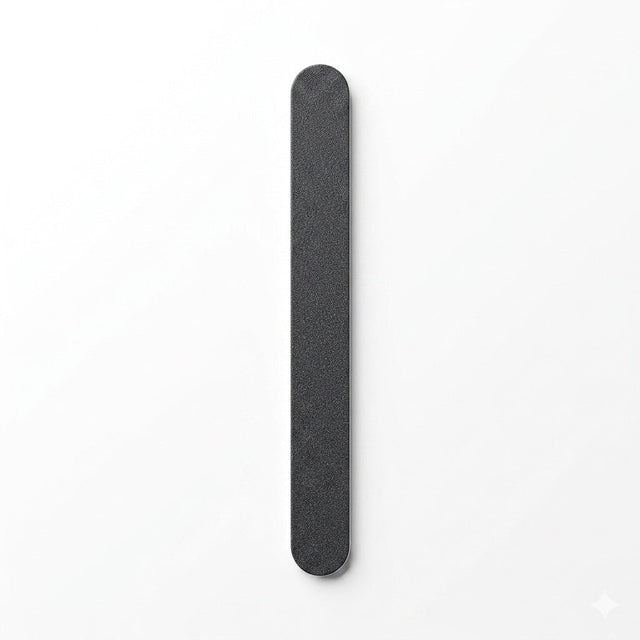 Professional Black Straight Nail File – Heavy Duty Shaper