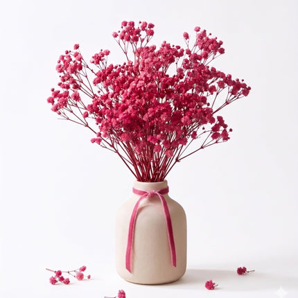 Preserved Baby's Breath Hot Pink - CocoBam