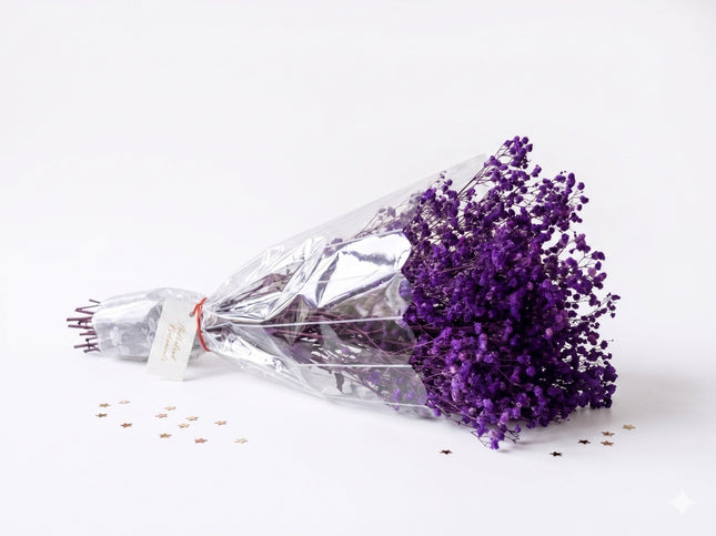 Preserved Baby's Breath Purple - CocoBam