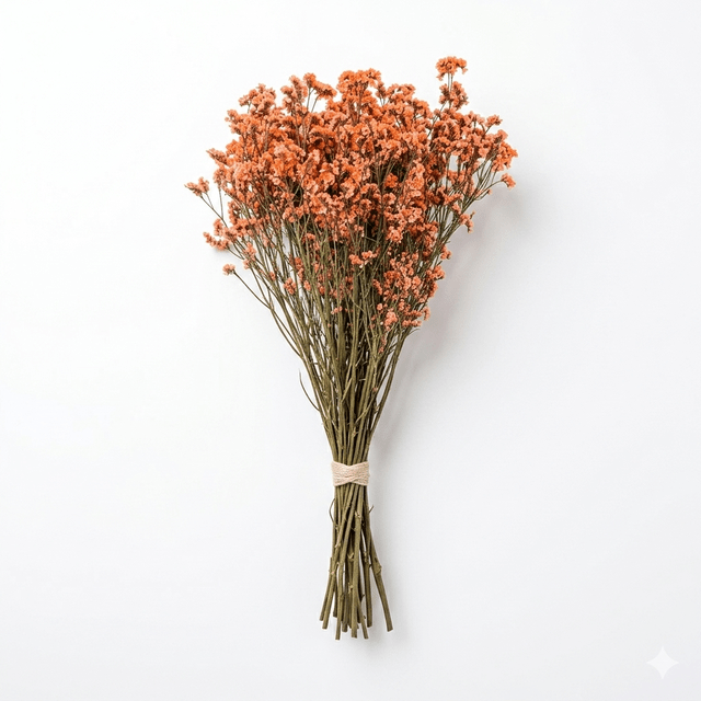 Preserved Crystal Grass (Limonium Caspia) Peach - CocoBam