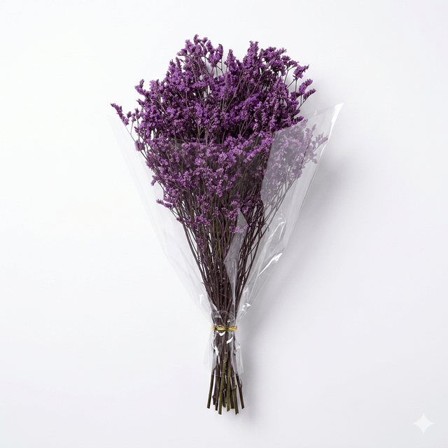 Preserved Crystal Grass (Limonium Caspia) Purple - CocoBam